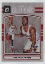 2016 Panini Donruss Optic Court Kings Holo Silver Prizm Dwyane Wade #3 HOF 6ns