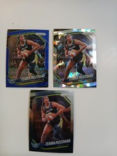 2025 Panini Prizm Teaira McGowan #48 Blue Velocity,Cracked Ice And Base  - Wings