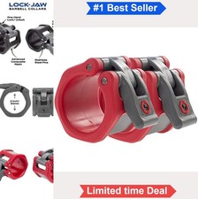 Hex Olympic Barbell Clamps 2 Pack 2 Inch 50mm Quick Release Lever Heavy Duty