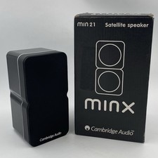 MinX by Cambridge Audio MIN21 Piano Black Satellite Speaker With Box