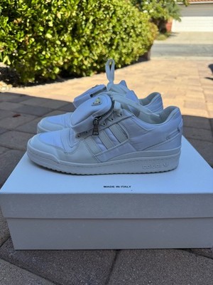 Adidas for Prada Re-Nylon Forum Low White Sneakers US Size 9.5 2EG390
