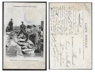Carte Postale Ancienne MILITAIRE du MAROC 1907 / 1908