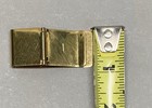 Vintage Jay Ward Marked Tie Clip - Tie Bar Folding Clasp - Gold Tone — photo 10