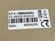 New Motorola PMMN4069AL IMPRES RSM Speaker Mic 3.5mm Jack XPR7550 NIB