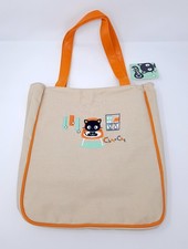 Sanrio Chococat 12" vintage orange canvas tote bag purse pouch