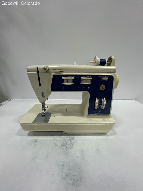 Singer Blue White Touch Tronic 2000 Touch Sew II 776 Sewing Machine