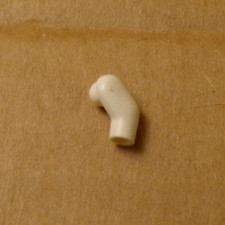 Lego x1 White Minifigure Body Part, Left Arm, 981 028-331 