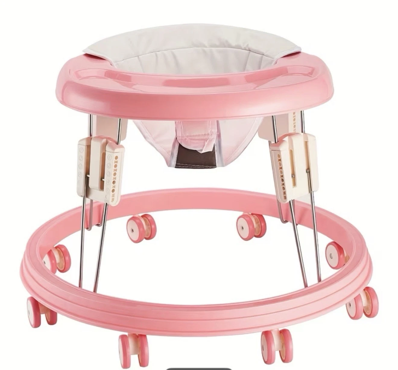 Foldable Baby Walker Adjustable Pink
Opens in a new window or tab