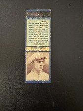 1937 Diamond Matchbooks Vintage Baseball JAMES WILSON