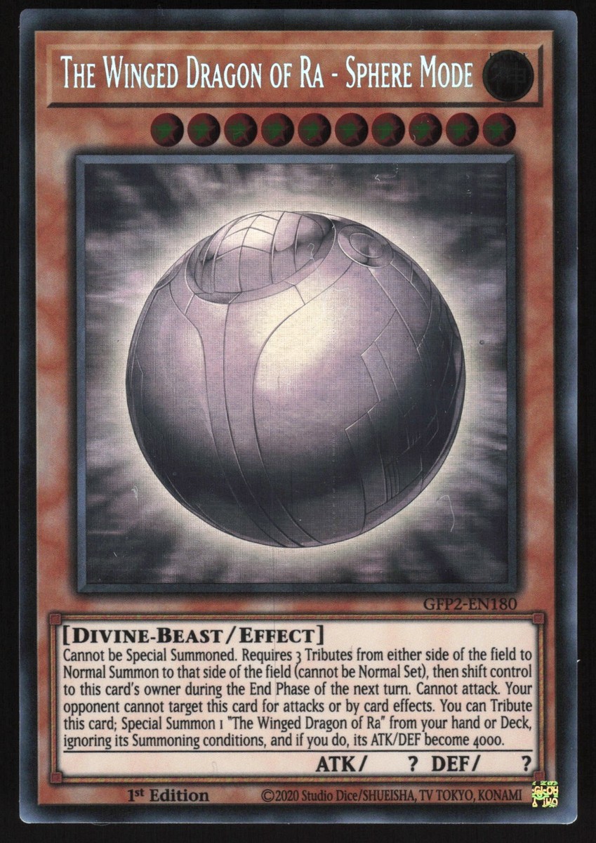 The Winged Dragon of Ra - Sphere Mode - Ghost Rare - GFP2-EN180
