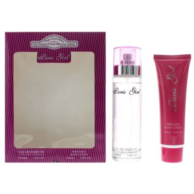 Designer French Collection Paris Girl Eau de Parfum 2-teiliges Geschenkset für Damen