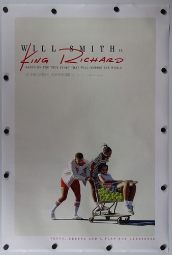 King Richard 2021 Double Sided Original Movie Poster 27" x 40"