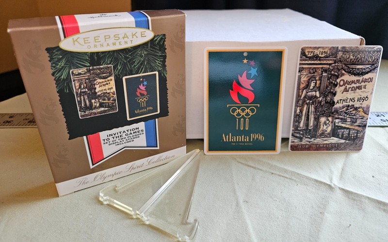 Hallmark Keepsake Ornament The Olympic Spirit INVITATION TO THE GAME 1996