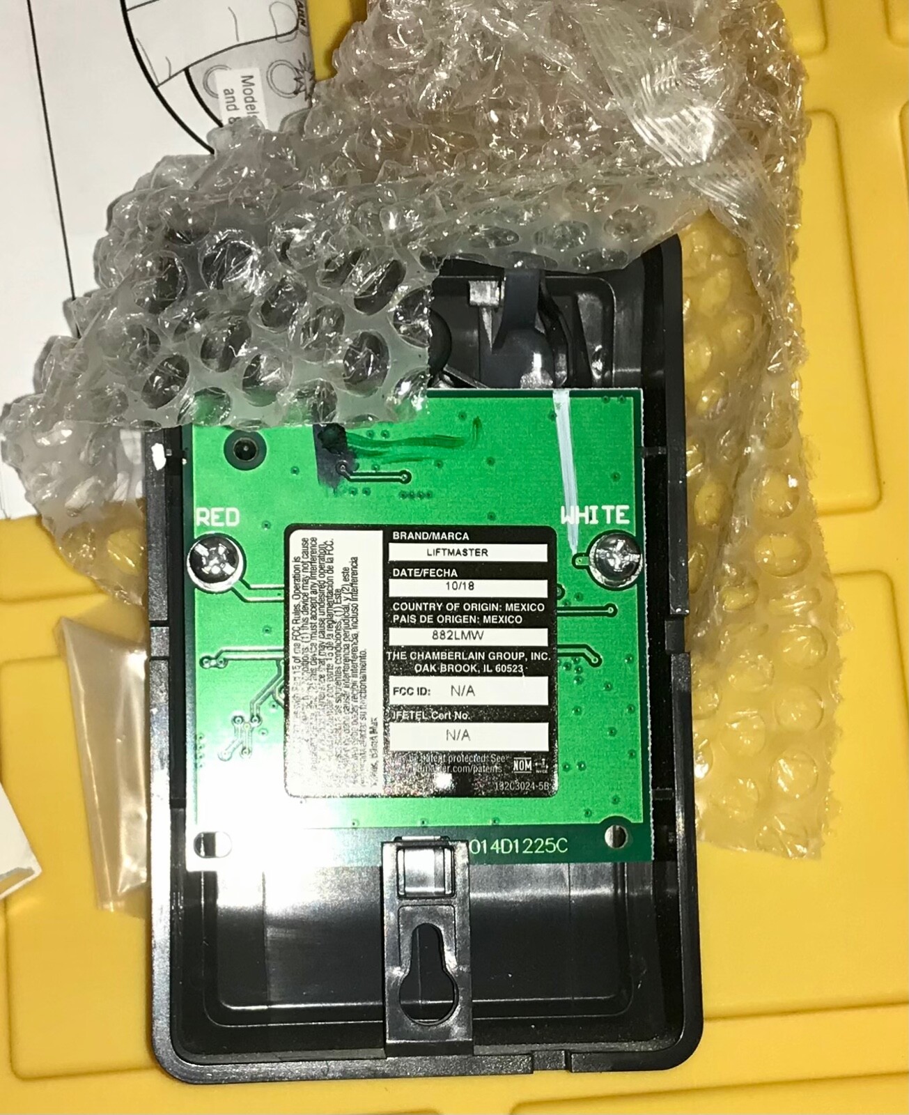 LiftMaster 882LMW MultiFunction Control Panel eBay