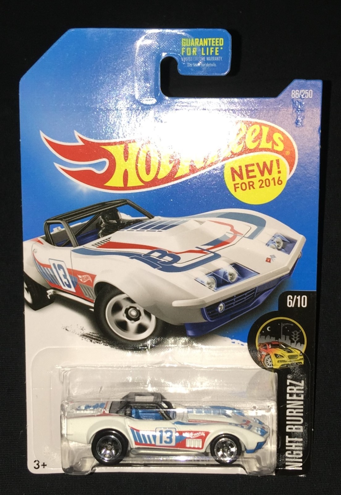 2016  Hot Wheels  '69 Corvette Racer  Card #84  New Model  HW-1
