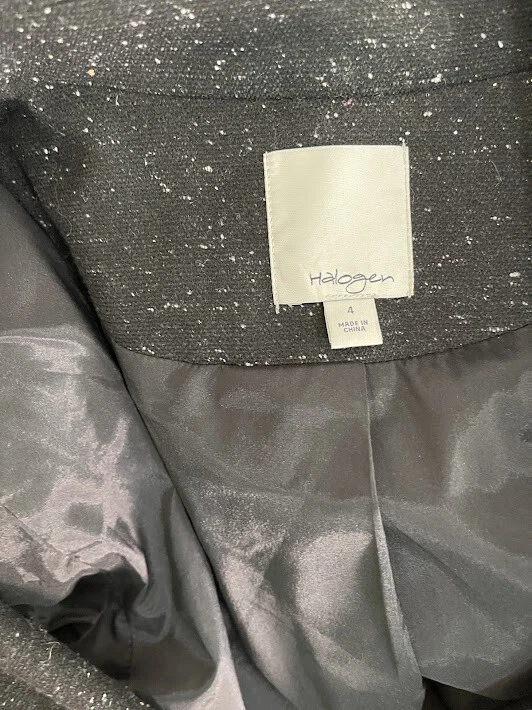 Halógeno Nordstrom 3 Piezas Negro Pantalones Falda Traje Taylor Fit Forrado Foto 4 de 4