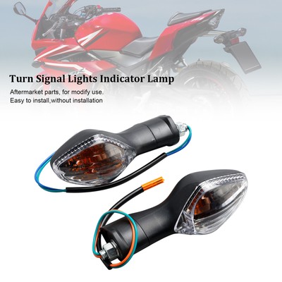 Turn Signal Lights Indicator Lamp Fit Honda CBR500 CBR650F CTX700 MSX125 Clear