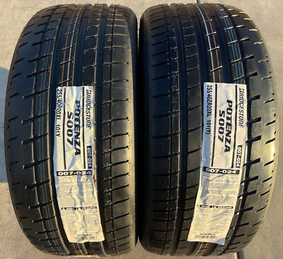 Set of TWO BRAND NEW 255/40ZR20 Bridgestone Potenza S007