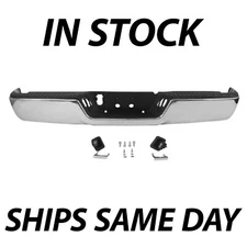NEW Complete Steel Chrome Rear Bumper Assembly for 2009-2018 Dodge RAM 1500 Pkup