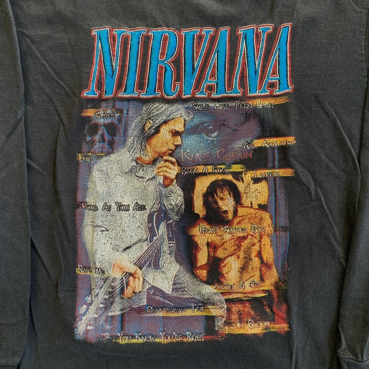 Vintage Nirvana Kurt Cobain print Mexico bootleg T-shirt M Vintage Nirvana Kurt Cobain print Mexico bootleg T-shirt M