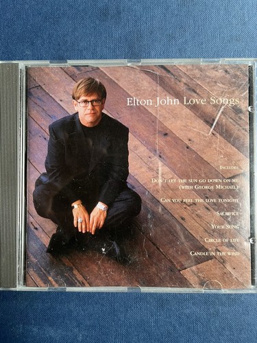 Elton John LOVE SONGS Used 17 Track Greatest Ballad Hits Cd 70s 80s 90s Pop