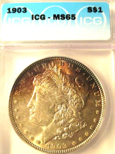 1903 MORGAN SILVER DOLLAR ICG MS65