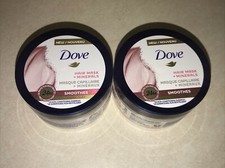 LOT of 2 Dove Hair Mask  Minerals Frizz Protect SMOOTHES  PINK CLAY 4oz 1205B