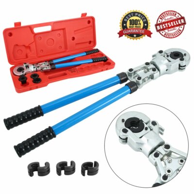 Preßzange Rohrpresszange V15-28mm, TH16-32mm Alu Verbundrohr PEX PE-X Kupferrohr