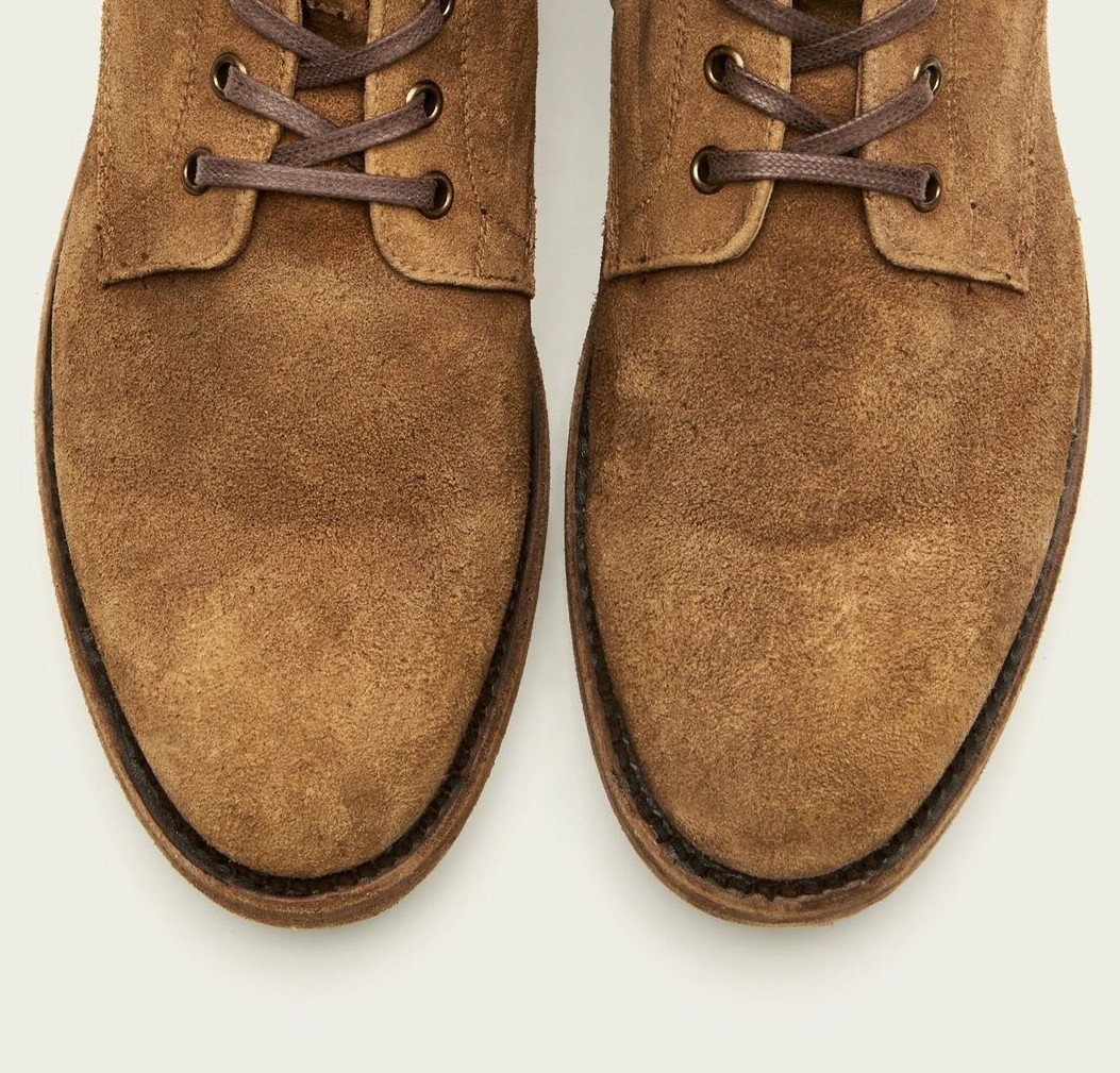 Frye Bowery Lace up 80340 Mens Brown Suede ZIPPER Casual 
