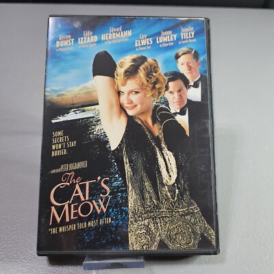 THE CAT'S MEOW (2001) DVD, 2002 Kirsten Dunst, Eddie Izzard, Edward Herrmann