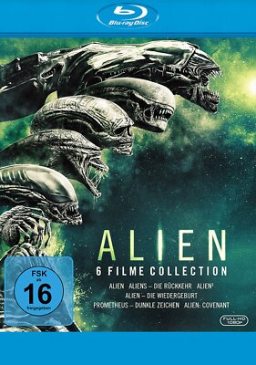 Alien 1-6 / 6 Filme Collection # 6-BLU-RAY-BOX-NEU