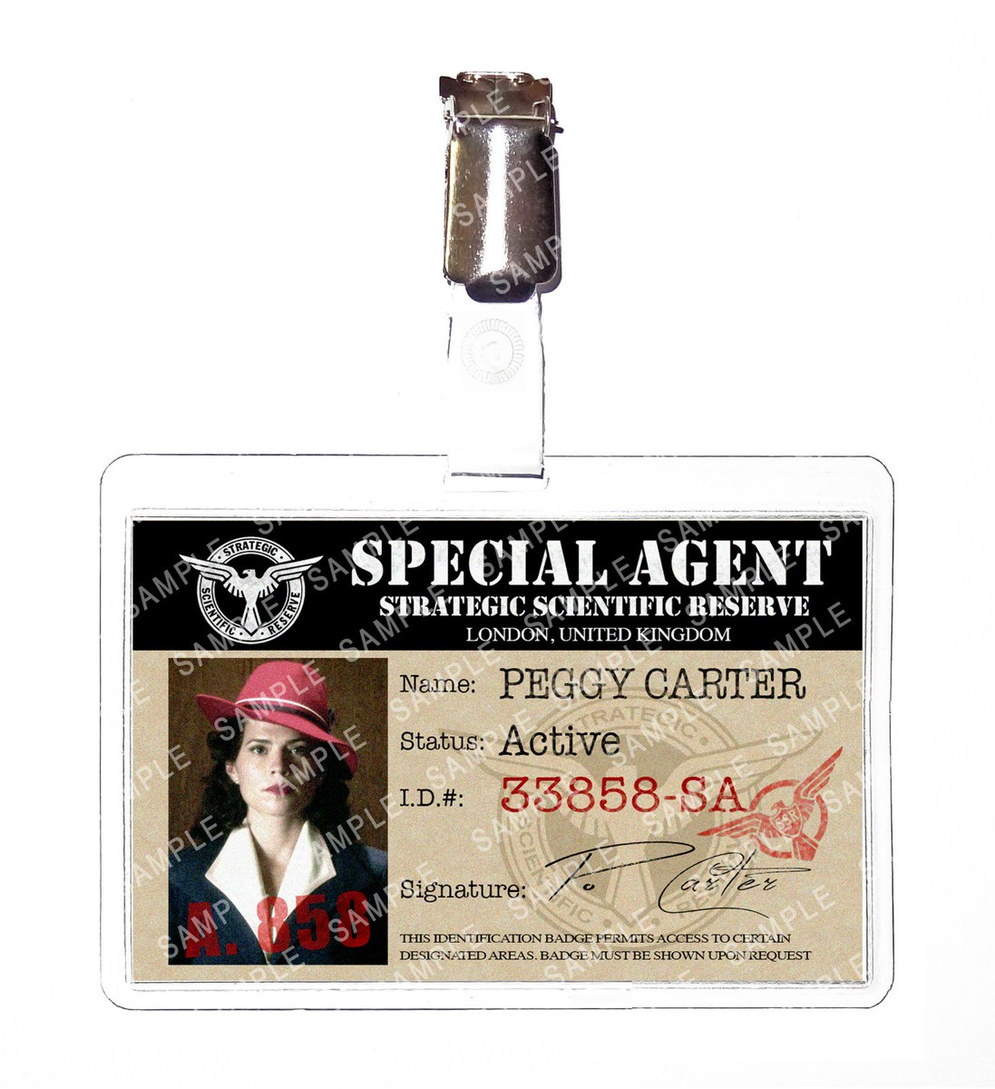 Agent Peggy Carter Red Hat Marvel Cosplay Prop Costume Gift Comic