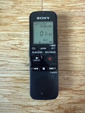 SONY ICD-PX312 Digital Flash Voice Recorder with Memory Card Slot Tested Works
