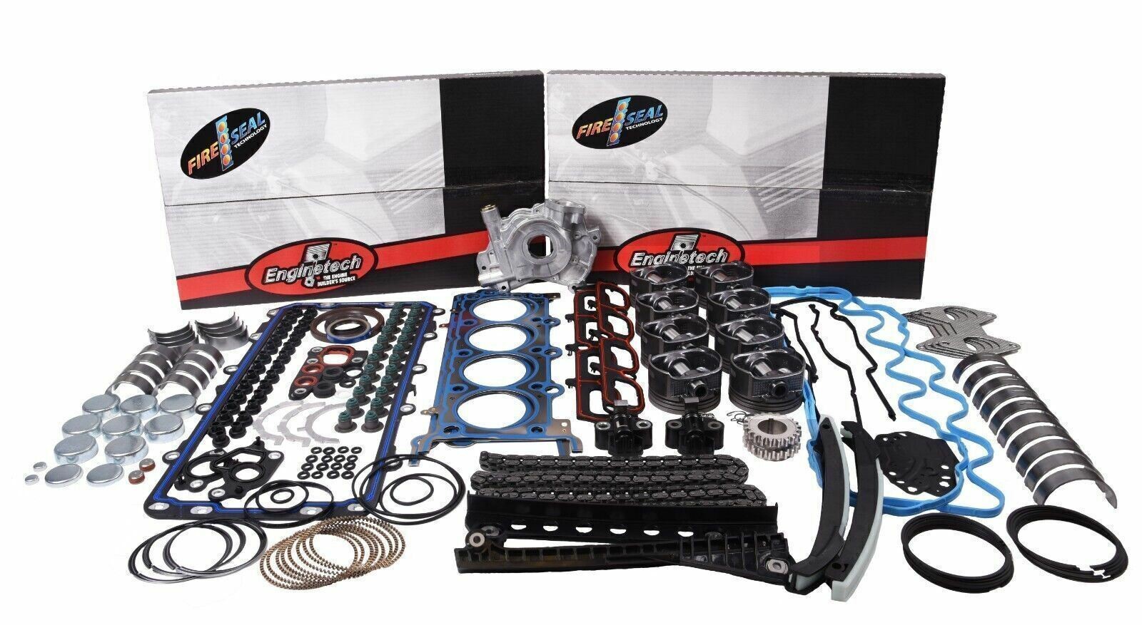 Engine Rebuild Kit for 1983-1985 Ford 5.0L/302 OHV 16V with 1-Piece Rear Seal