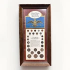 United States Coins of the 20th Century Framed Coin Collection Display Set