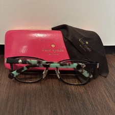 Kate Spade NINETTE 0003 Women Glasses Black/Mint FRAME ONLY WITH CASE