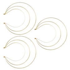 3 Pcs Goddess Crown Headband Headpiece Hairband Wedding Headbands