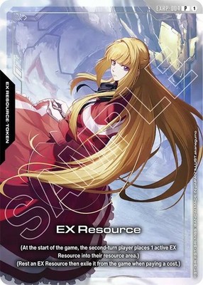 Gundam Card Game EX Resource Token EXRP-004 Bandai Card Game English Single Card