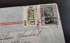 Peru Air Mail Cover Double Franked N. Y. CDS — photo 3