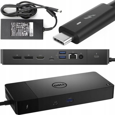 Dell WD19TBS - Thunderbolt Dock   USB-C Dockingstation   180W Netzteil
