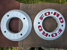 Ford Tractor Wheel Weights 65 # X 4.  Cleaned Prepped, Primed, Painted White..