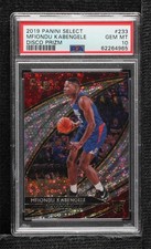 2019-20 Select Courtside Hybrid Disco Prizm Mfiondu Kabengele PSA 10 GEM MT n0c