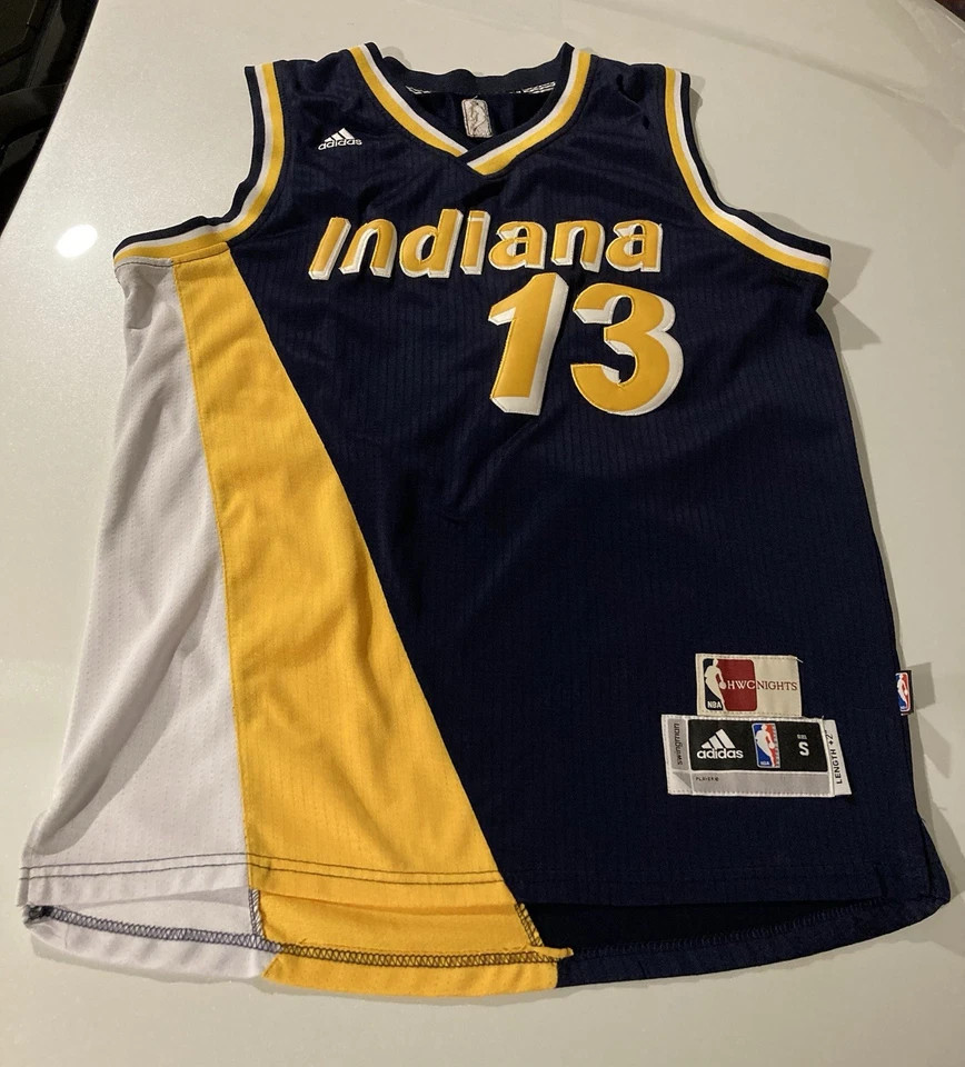 Adidas HWC Hardwood Classics Paul George Indiana Pacers #13 Jersey Men’s S  NBA - Image 2 of 4