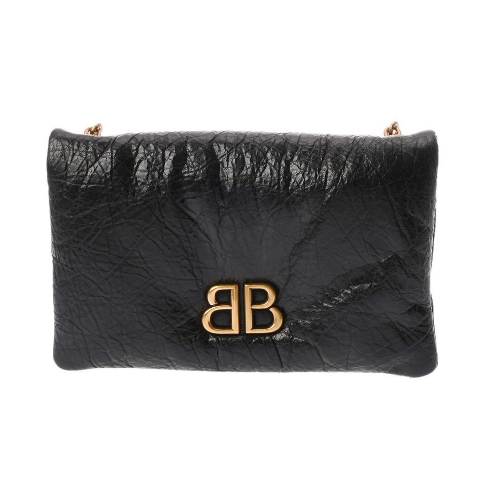 BALENCIAGA MONACO Nano Bag 810562 black Women Handbag