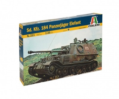 Italeri 211 - 1/35 Sd.Kfz.184 Panzerj.Tiger(P) Elefant - Neu