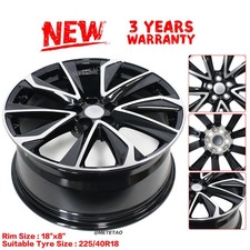 Black 18x8 Alloy Wheel Rim For Toyota Corolla 2020-2025 2026 4261112e10 18inch