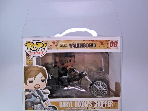 Funko Pop Rides The Walking Dead Daryl Dixon's Chopper #8 With Protector NEW
