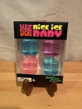 Nee Doh Nice Ice Baby 4 pack Mini Nice Cubes - Brand New