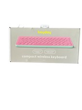 HeyDay Compact Wireless Keyboard Bluetooth  USB Wireless Receiver - PINK
