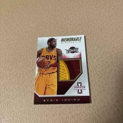 KYRIE IRVING 2013-14 Panini Innovation #23  BOOKEND 1/1 MEMORABLE  PATCH 01/25 